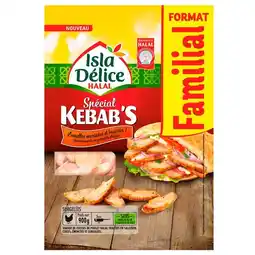 Carrefour ISLA DÉLICE Lamelles de volaille Spécial Kebab's surgelées Format Familial Halal offre