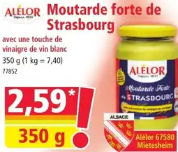 Norma ALELOR Moutarde forte de Strasbourg offre