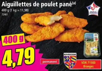 Norma Aiguillettes de poulet pané offre