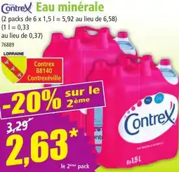 Norma Contrex Eau minérale offre