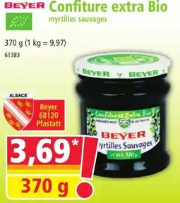 Norma Confitures Extra Bio myrtilles sauvages offre