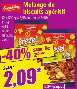 Norma Snackline Mélange de biscuits apéritif offre