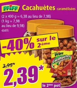 Norma Cacahuètes caramélisées offre