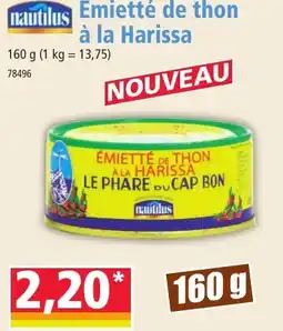 Norma Emietté de thon à la Harissa offre