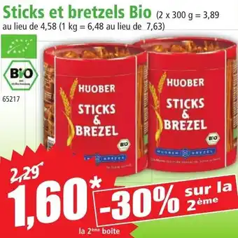 Norma Sticks et bretzels Bio offre