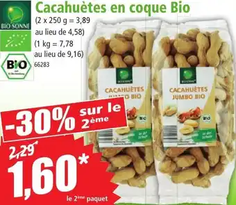 Norma Cacahuètes en coque Bio offre