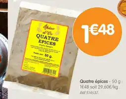 b&m Quatre épices offre