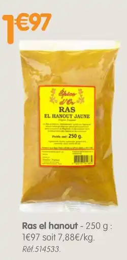 b&m Ras el hanout offre