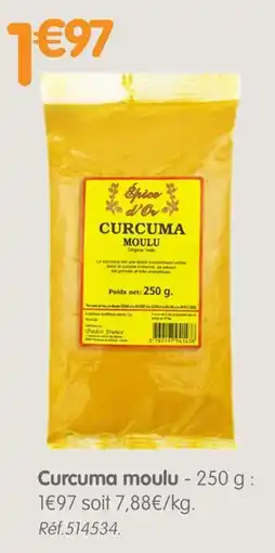 b&m Curcuma moulu offre