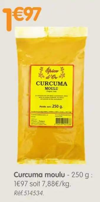 b&m Curcuma moulu offre