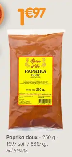 b&m Paprika doux offre