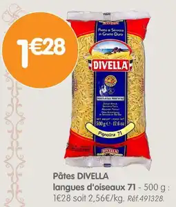 b&m DIVELLA Pâtes langues d'oiseaux 71 offre