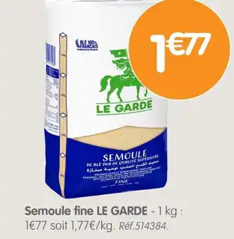 b&m LE GARDE Semoule fine offre