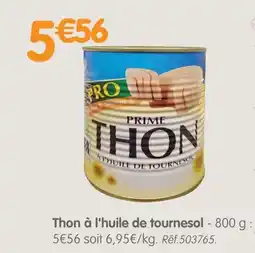 b&m PRIME THON à l'huile de tournesol offre