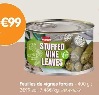 b&m MEZZET Feuilles de vignes farcies offre