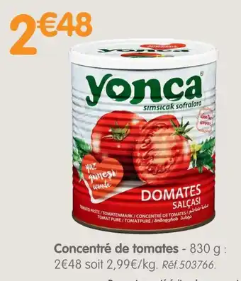 b&m YONCA Concentré de tomates offre