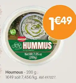 b&m HUMMUS Houmous offre