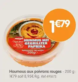 b&m MEZZET Houmous aux poivrons rouges offre