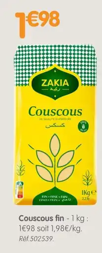 b&m ZAKIA Couscous fin offre