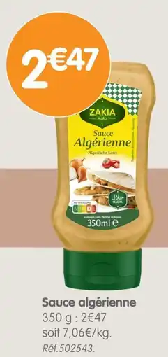 b&m ZAKIA Sauce algérienne offre