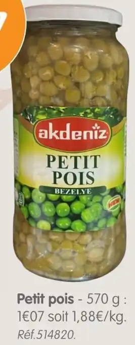 b&m AKDENIZ Petit pois offre