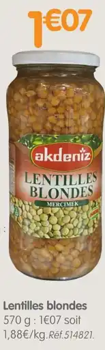 b&m AKDENIZ Lentilles blondes offre