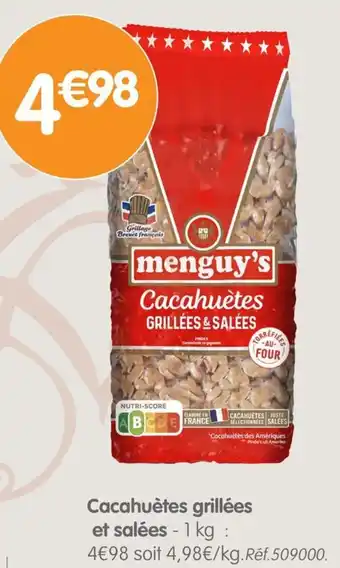 b&m MENGUY'S Cacahuètes grillées et salées offre