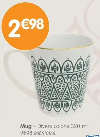 b&m Mug offre