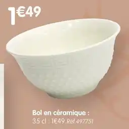 b&m Bol en céramique offre