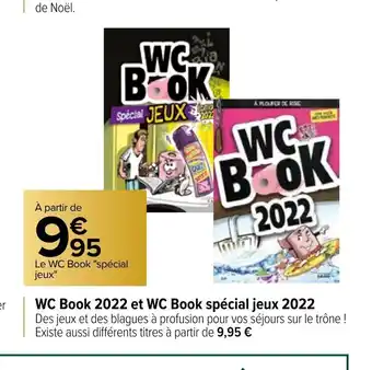 Carrefour WC Book 2022 et WC Book Spécial Jeux 2022 offre