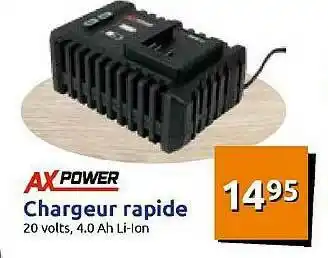 Action Chargeur Rapide Ax Power offre