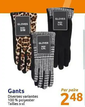 Action Gants offre