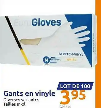 Action Gants En Vinyle offre