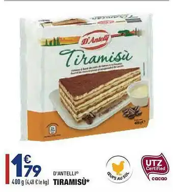 ALDI Tiramisù D'antelli offre
