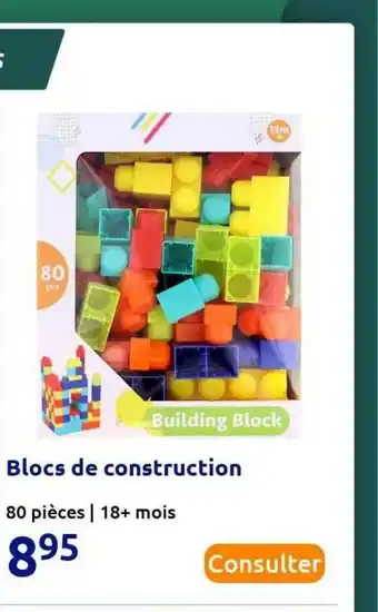 Action Blocs De Construction offre
