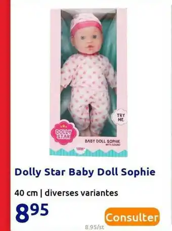 Action Dolly Star Baby Doll Sophie offre