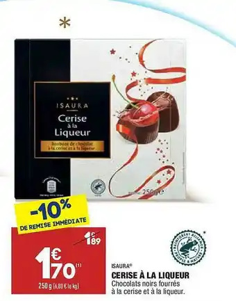ALDI Cerise à La Liqueur Isaura offre
