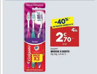 ALDI Brosse à Dents Colgate offre