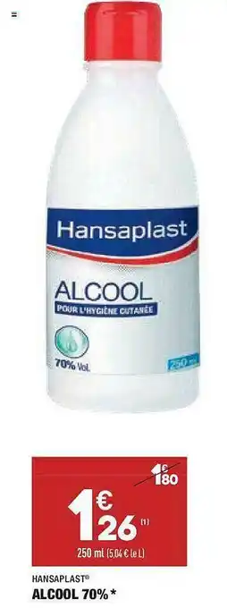 ALDI Alcool 70% Hansaplast offre
