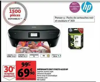 Auchan Imprimante Envy Phot 6220 Hp offre