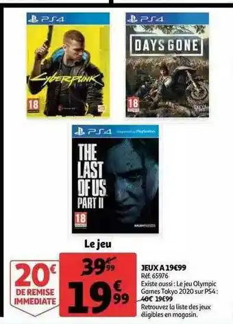 Auchan Jeux offre