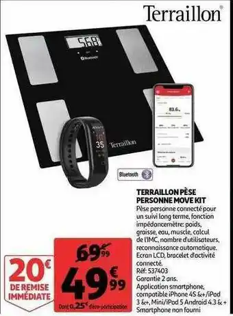 Terraillon Pèse Personne Move Kit