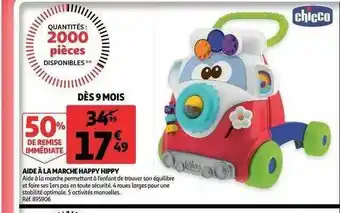 Auchan Aide à La Marche Happy Hippy offre