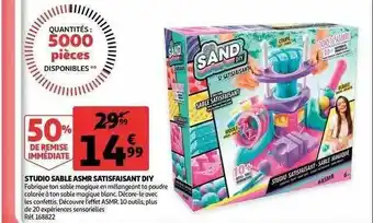 Auchan Studio Sable Asmr Satisfaisant Diy offre