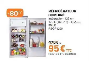 Réfrigérateur Combiné