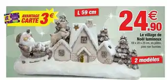 Bazarland Le Village De Noël Lumineux offre