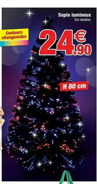 Bazarland Sapin Lumineux offre