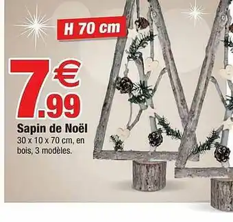 Bazarland Sapin De Noël offre
