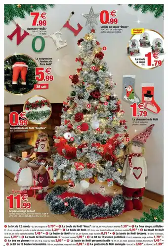 Bazarland Bannière Noël, Cimier De Sapin offre