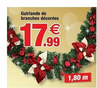 Bazarland Guirlande De Branches Décorées offre